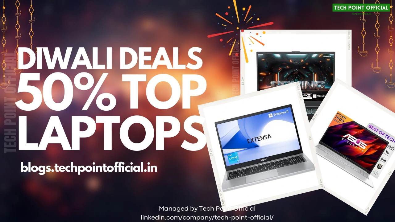 Diwali deals with 50% off on top laptops, featuring the best offers on premium brands
