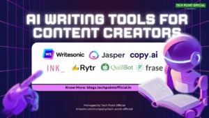Top AI Writing Tools for content creators to enhance productivity and quality