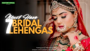 Stunning bridal lehengas showcasing the top must-have designs for 2025 weddings