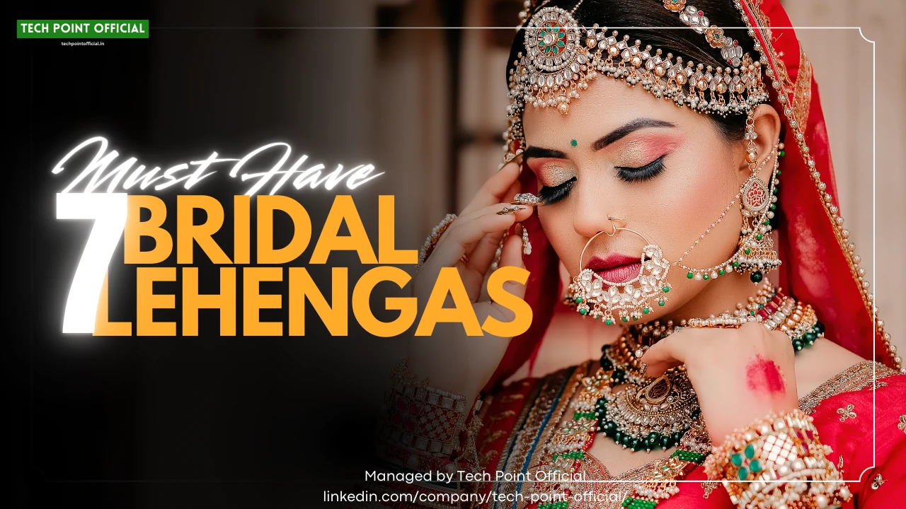 Stunning bridal lehengas showcasing the top must-have designs for 2025 weddings